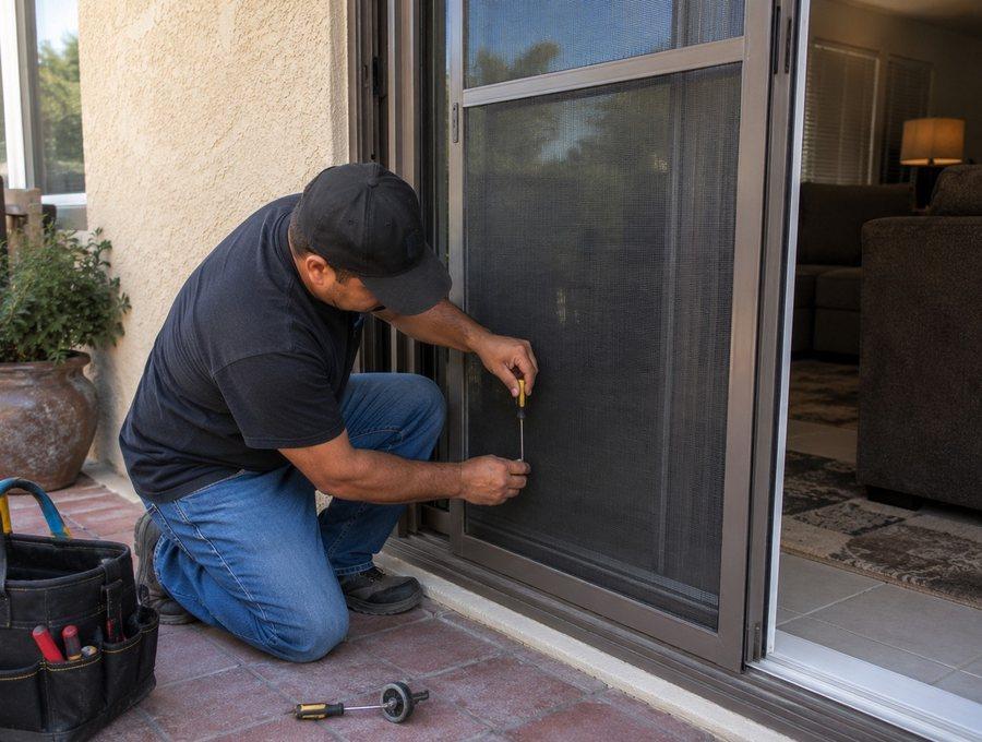 Screen door repair - King David Sliding Doors