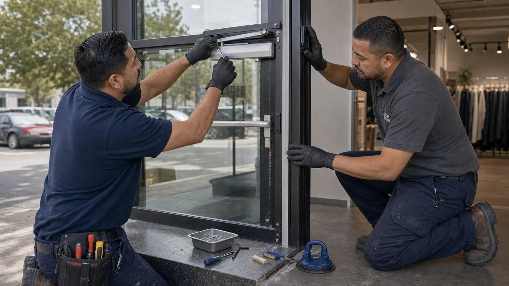 Commercial Sliding Door Repair