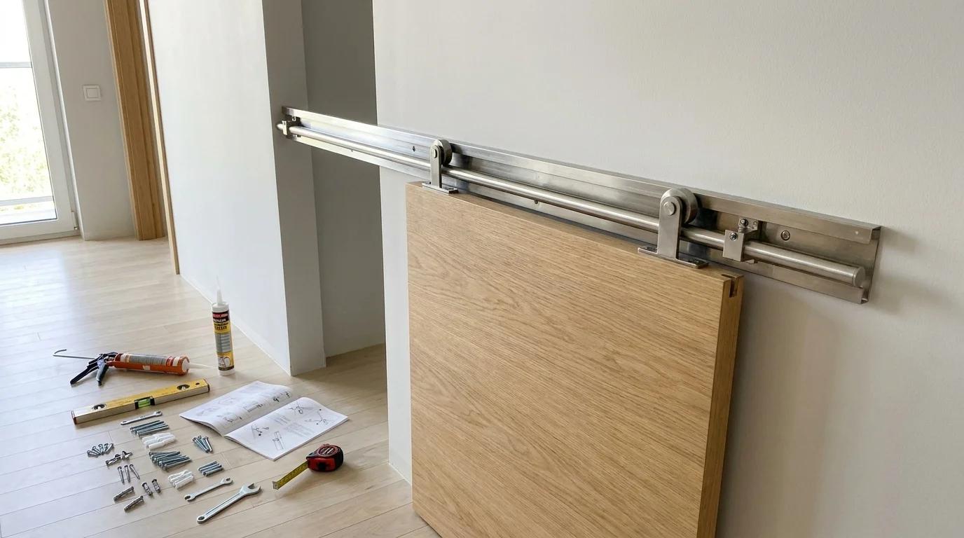 Stainless Steel Track Installation
